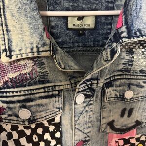 Maison Noir Graphic Denim Jacket